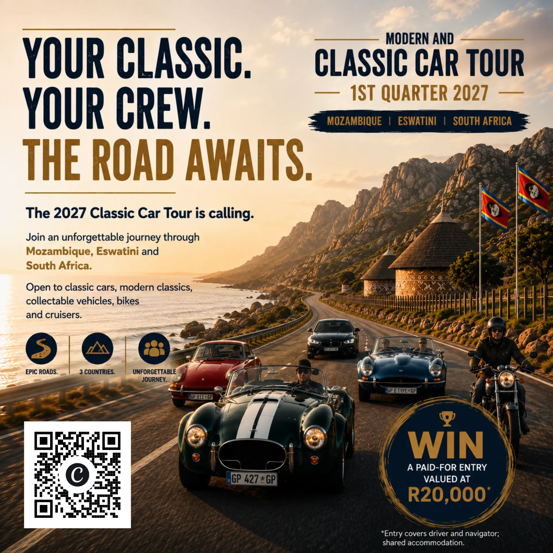 Roxsure Classic Car Tour official poster
